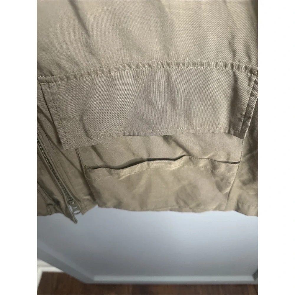 Vintage Banana Republic 2-1 Convertible Hooded Paparazzi Travel Zip Jacket Sz S‎
